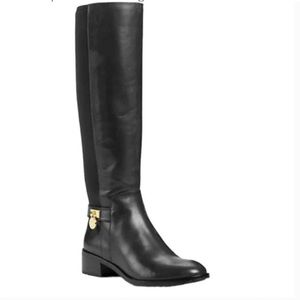 Michael Kors “Hamilton” black Tall Riding boot size 8